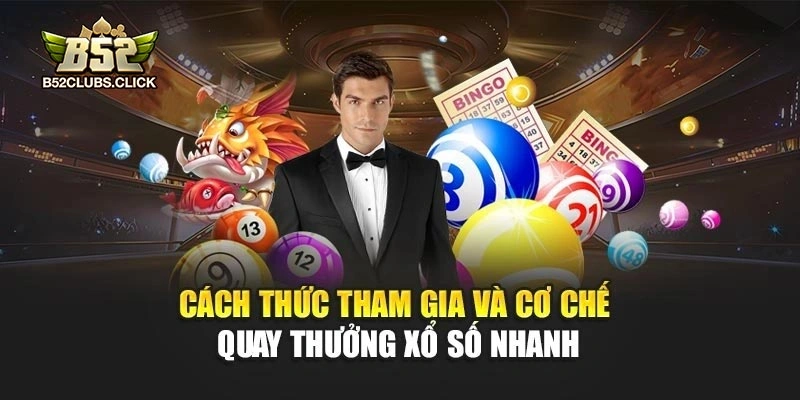 Cách thức tham gia và cơ chế quay thưởng xổ số nhanh