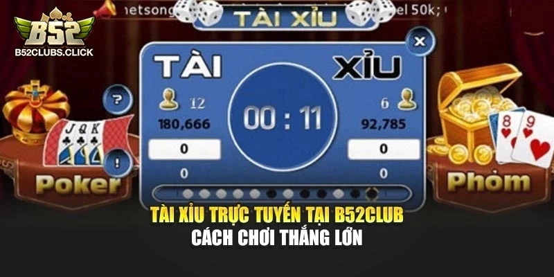 Tài Xỉu Trực Tuyến Tại B52club – Cách Chơi Thắng Lớn
